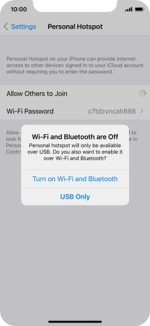 If Wi-Fi is turned off, press Turn on Wi-Fi and Bluetooth.