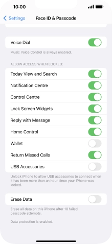 Press the indicator next to Press the indicator next to
