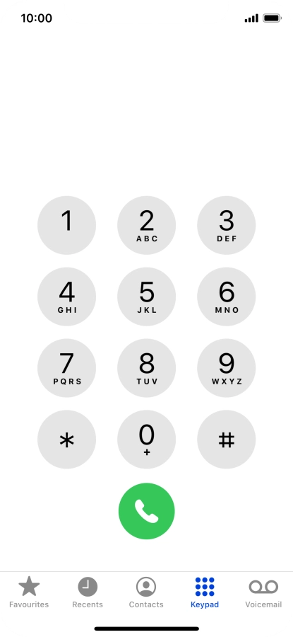 Press Keypad.
