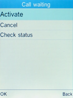 Select Activate and press the Left selection key to turn on the function. Select Activate and press the Left selection key to turn on the function.