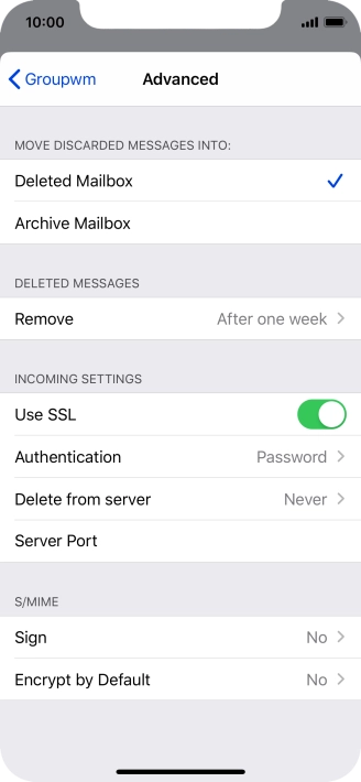 Press the indicator next to Press the indicator next to