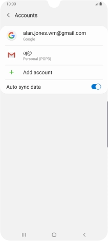 Press the Home key to return to the home screen.