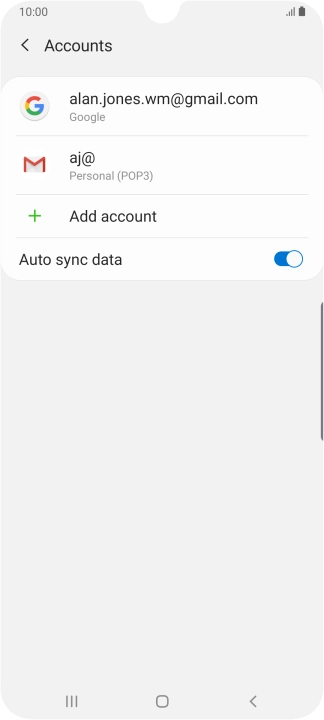 Press the Home key to return to the home screen.