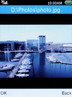 Press the Left selection key.