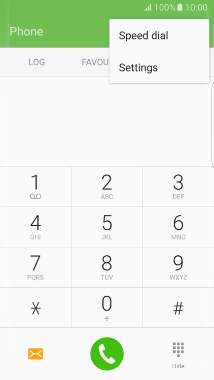 Press Settings. Press Settings.