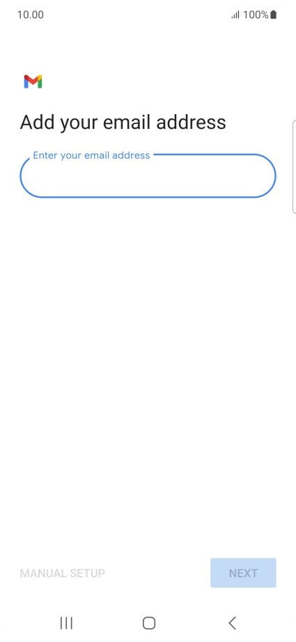 Press the field below 