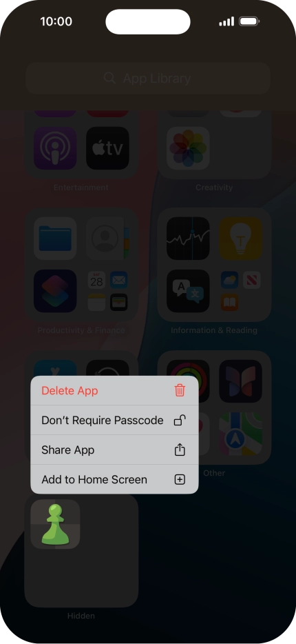 Press Don't Require Passcode.