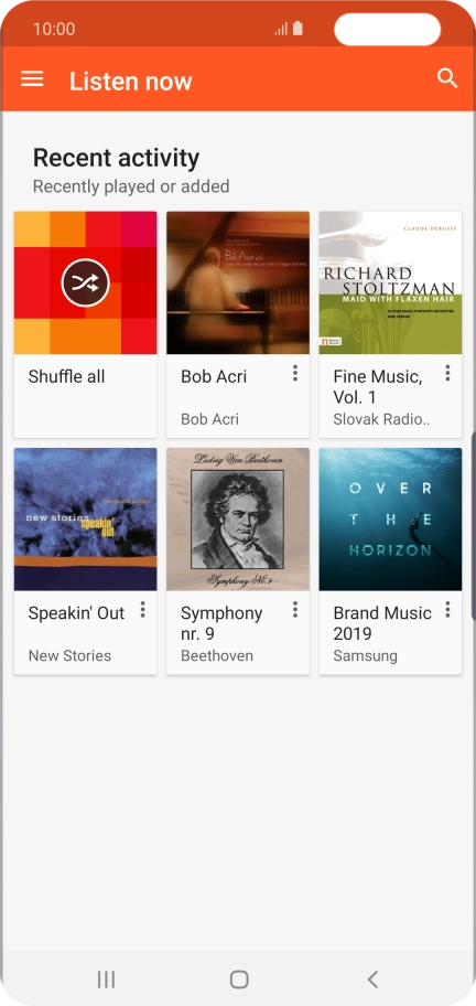 Slide your finger right starting from the left side of the screen. Slide your finger right starting from the left side of the screen.