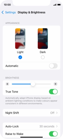 Press Dark. Press Dark.