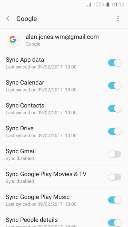 Press the Home key to return to the home screen.