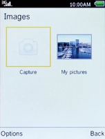 Select My pictures and press the Navigation key.