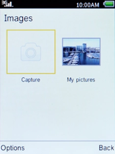 Select My pictures and press the Navigation key.