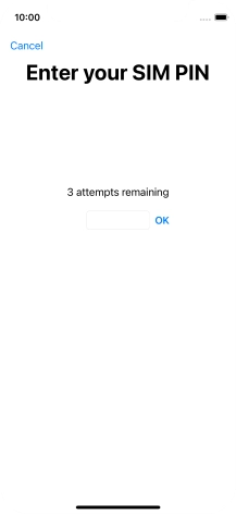 If your SIM is locked, key in your PIN and press OK. If your SIM is locked, key in your PIN and press OK.