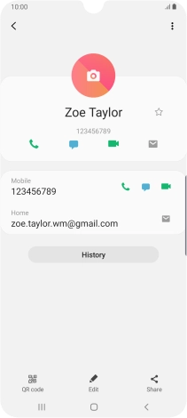 Press the call icon next to the required number.