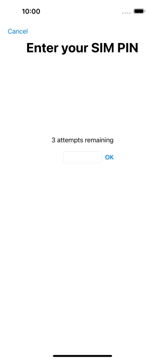 If your SIM is locked, key in your PIN and press OK. If your SIM is locked, key in your PIN and press OK.