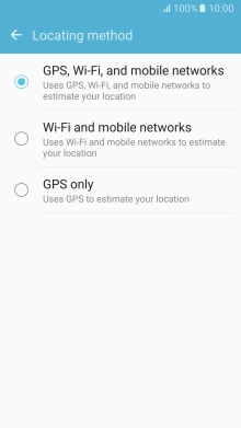 If you select GPS, Wi-Fi, and mobile networks, your phone can find your exact position using the GPS satellites, the mobile network and nearby Wi-Fi networks. Satellite-based GPS requires a clear view of the sky.