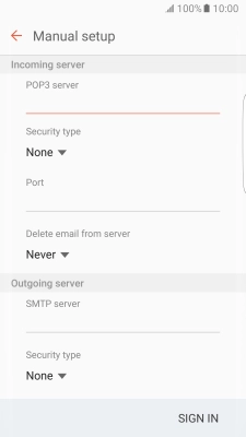 Press the drop down list below 