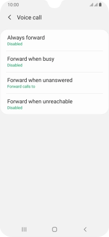 Press the Home key to return to the home screen.