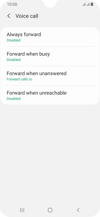 Press the Home key to return to the home screen.