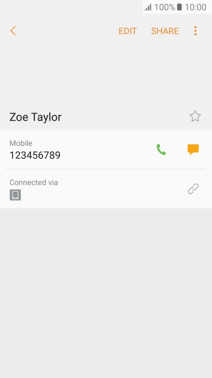 Press the Home key to return to the home screen.