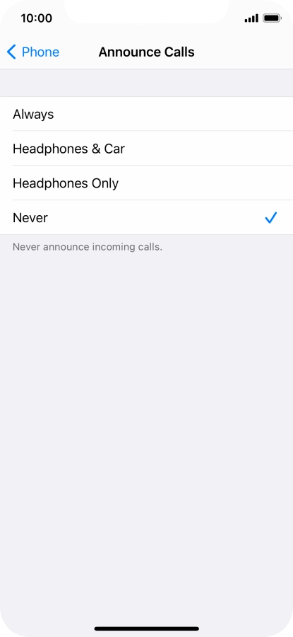 Press Always to turn on the function when silent mode is turned off.