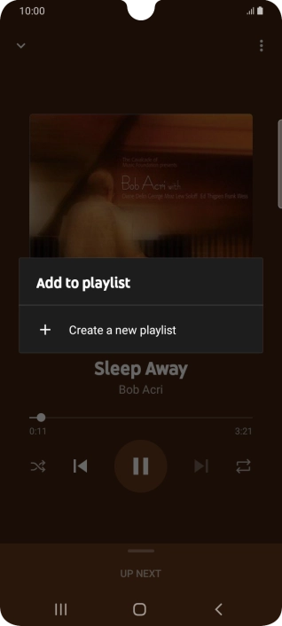 Press Create a new playlist.