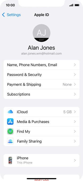 Slide your finger upwards starting from the bottom of the screen to return to the home screen.