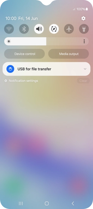 Press the drop down list.