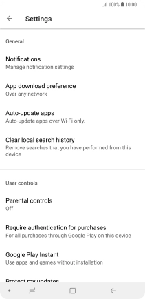 Press Auto-update apps. Press Auto-update apps.