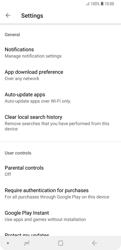Press Auto-update apps. Press Auto-update apps.