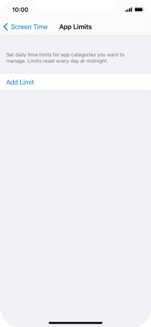 Press Add Limit. Press Add Limit.