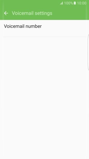 Press Voicemail number.