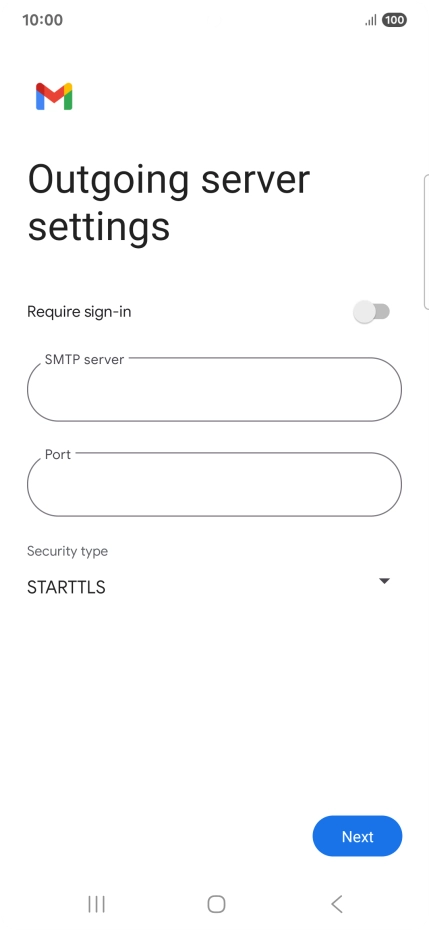 Press the field below 
