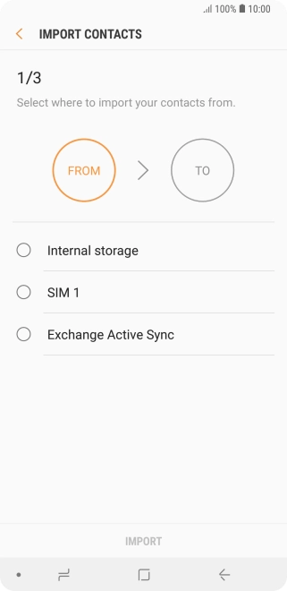 Press the name of the SIM.