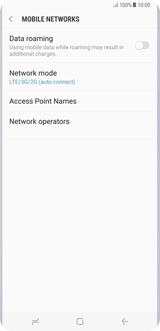 Press Access Point Names.