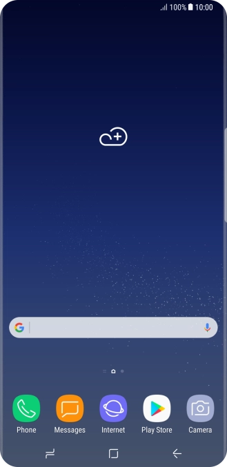 Slide your finger downwards starting from the top of the screen. Slide your finger downwards starting from the top of the screen.