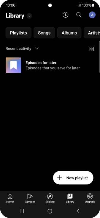 Press the drop down list.