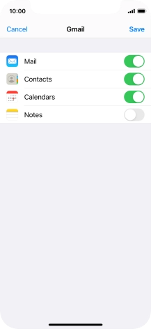 If this screen is displayed, you email account has been recognised and set up automatically. Follow the instructions on the screen to key in more information and finish setting up your phone.