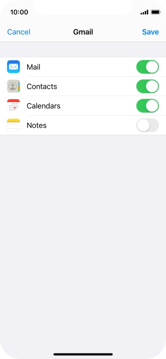 If this screen is displayed, you email account has been recognised and set up automatically. Follow the instructions on the screen to key in more information and finish setting up your phone.