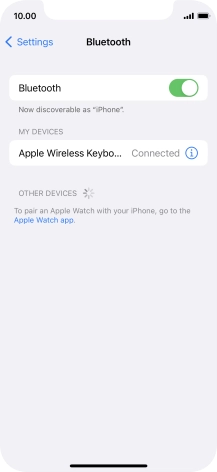 Slide your finger upwards starting from the bottom of the screen to return to the home screen.
