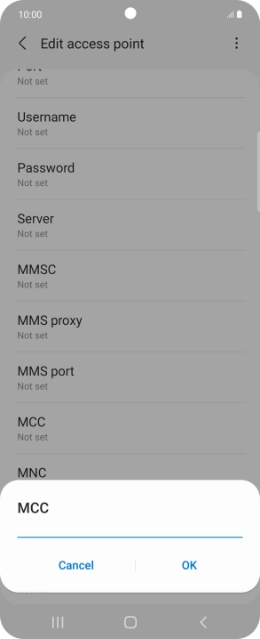 Key in 272 and press OK.