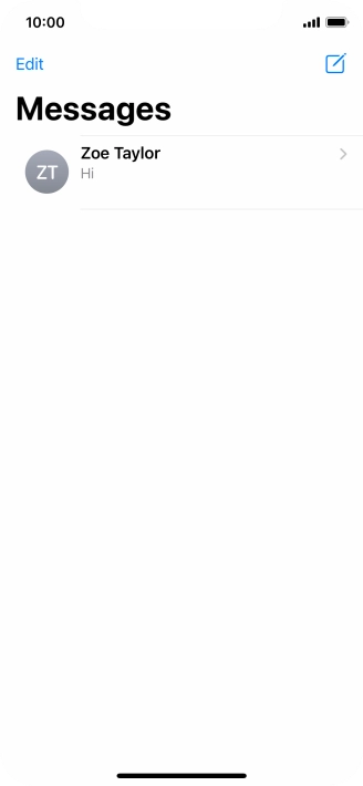 Press the new message icon.