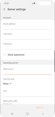 Press the drop down list below 