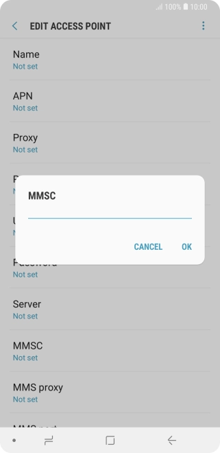 Key in http://www.vodafone.ie/mms and press OK.