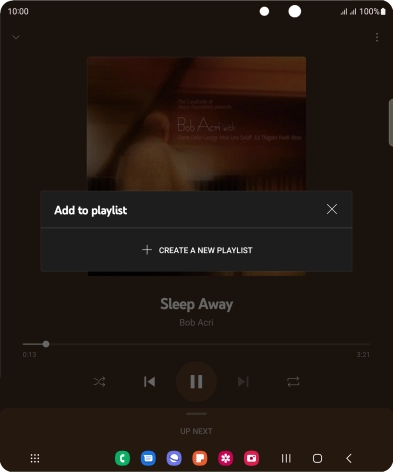 Press CREATE A NEW PLAYLIST.