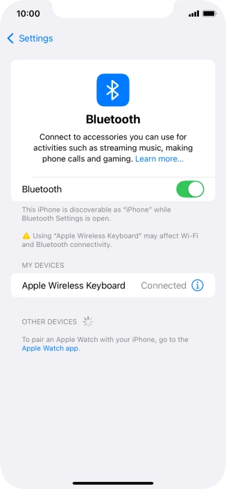 Slide your finger upwards starting from the bottom of the screen to return to the home screen.