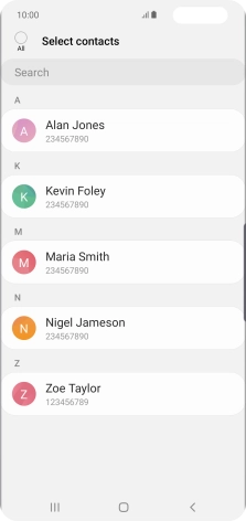 Press the field above 