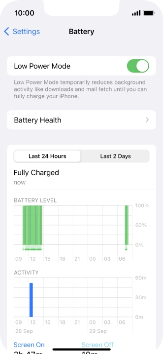Slide your finger upwards starting from the bottom of the screen to return to the home screen.