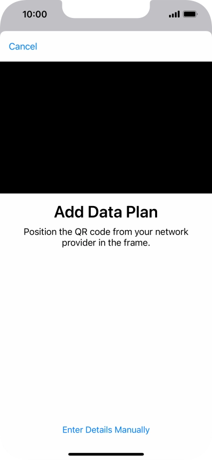 Place the QR code you've received inside the phone camera frame to scan the code. Place the QR code you've received inside the phone camera frame to scan the code.