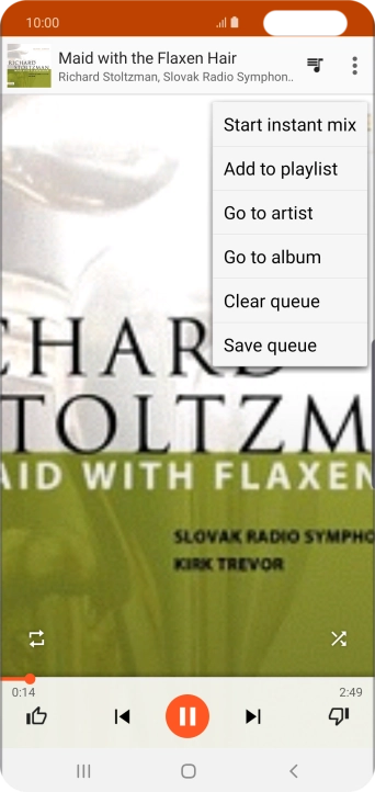 Press Add to playlist. Press Add to playlist.